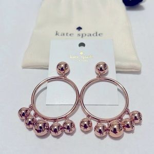Kate Spade New earrings in rose gold